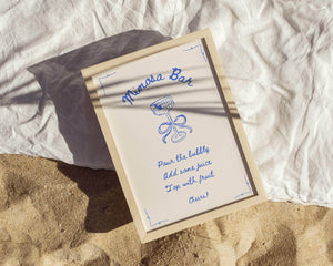 BeyzaLab Mimosa Bar Sign Template