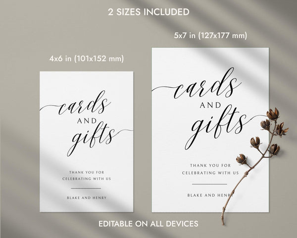 BeyzaLab Minimal Cards and Gifts Sign