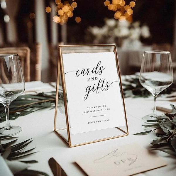 BeyzaLab Minimal Cards and Gifts Sign
