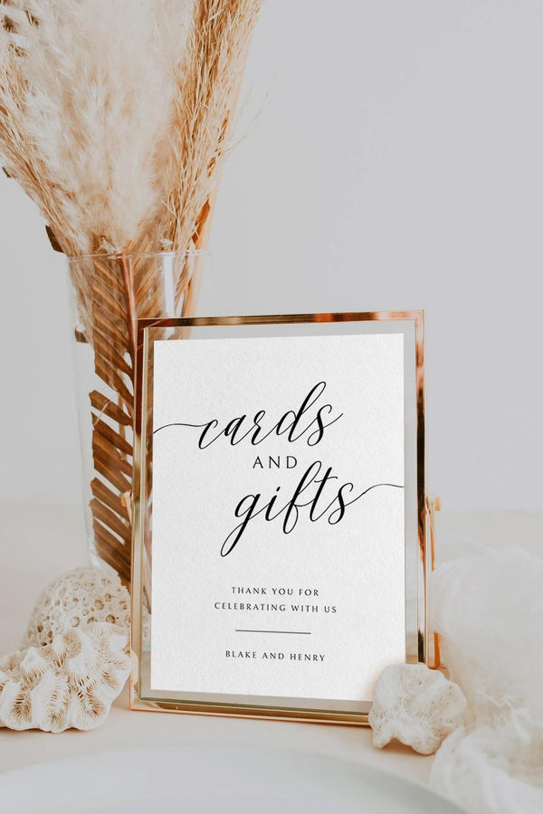 BeyzaLab Minimal Cards and Gifts Sign
