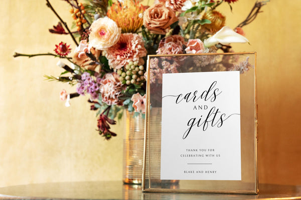 BeyzaLab Minimal Cards and Gifts Sign