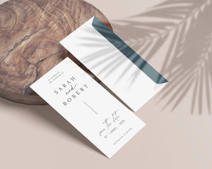 BeyzaLab Minimal Save The Date Evite