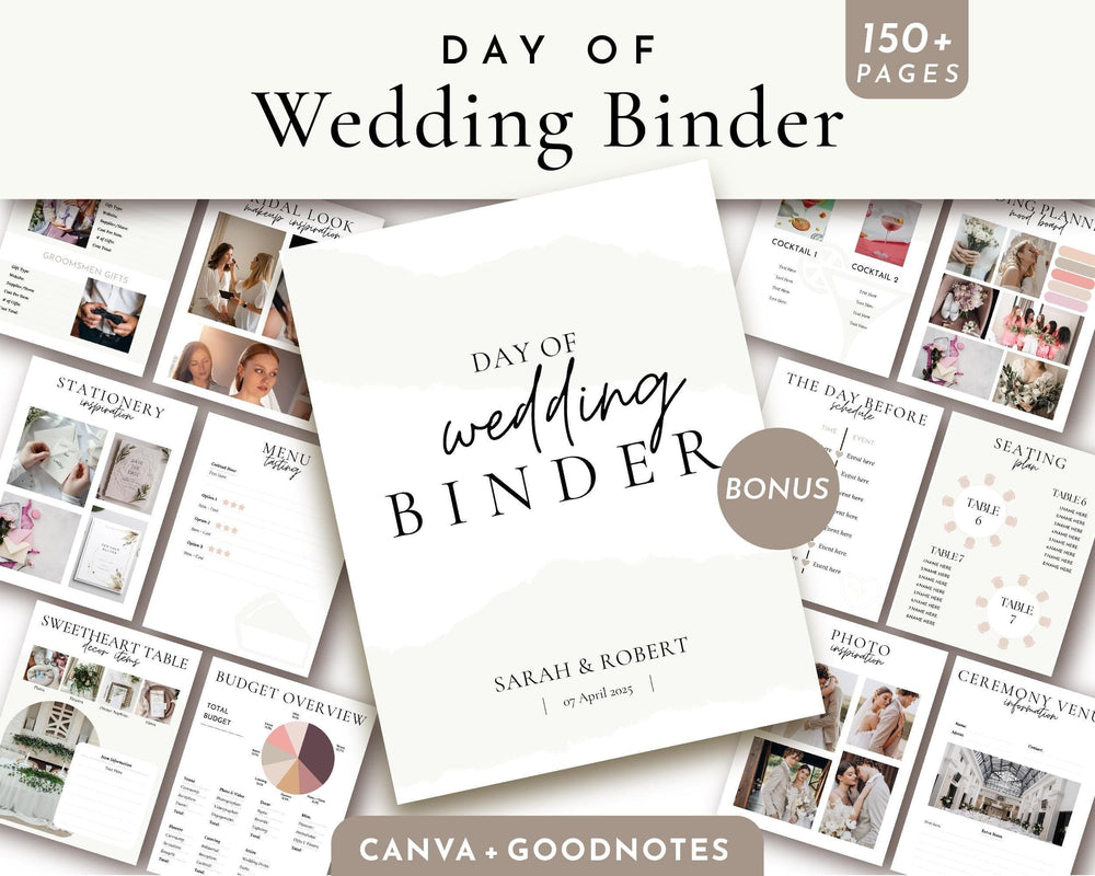 BeyzaLab Minimal Wedding Planner Bundle