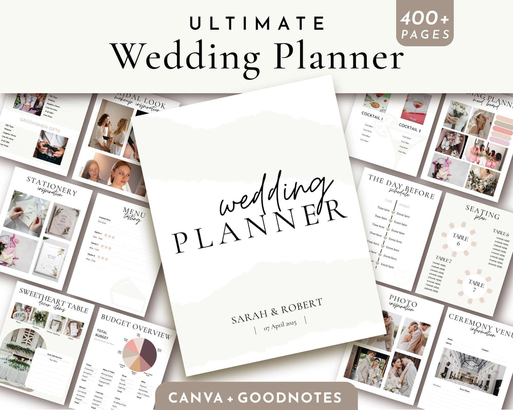 BeyzaLab Minimal Wedding Planner Bundle
