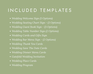 BeyzaLab Minimal Wedding Template Bundle