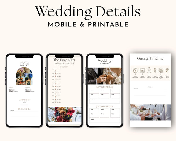 BeyzaLab Mobile Wedding Day Timeline