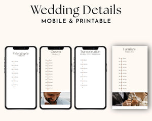 BeyzaLab Mobile Wedding Day Timeline