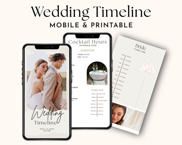 BeyzaLab Mobile Wedding Day Timeline