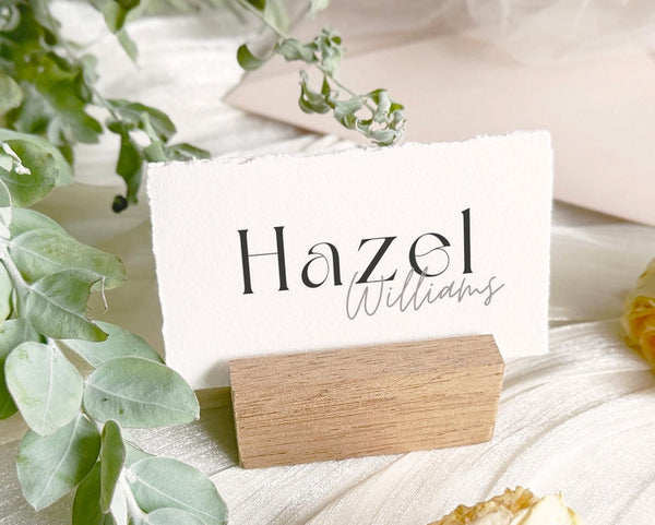 BeyzaLab Modern Wedding Place Cards