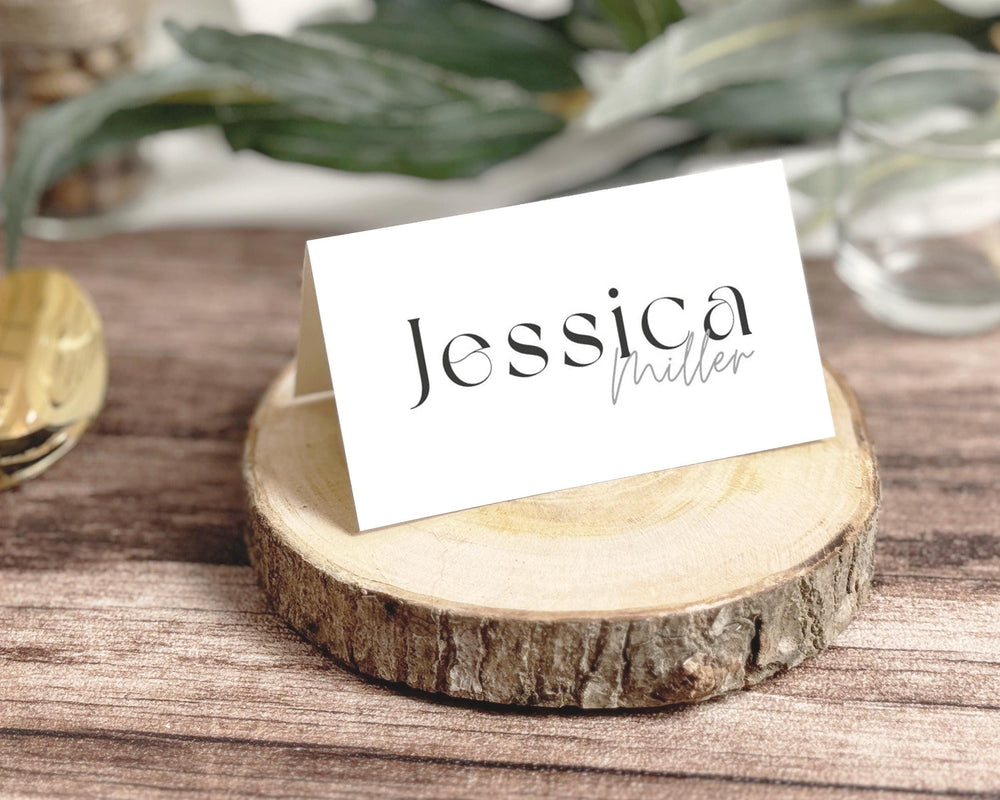 BeyzaLab - Canva Template Modern Wedding Place Cards
