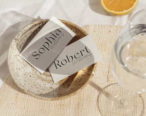 BeyzaLab - Canva Template Modern Wedding Place Cards