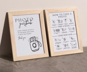BeyzaLab Polaroid Guest Book Sign