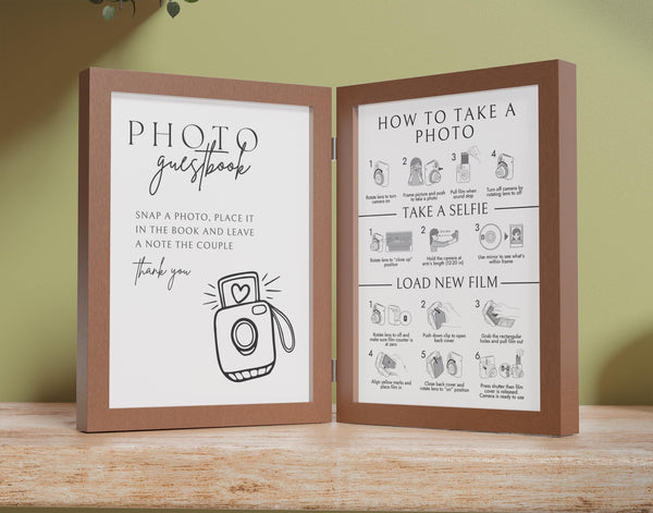 BeyzaLab Polaroid Guest Book Sign