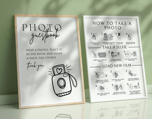 BeyzaLab Polaroid Guest Book Sign