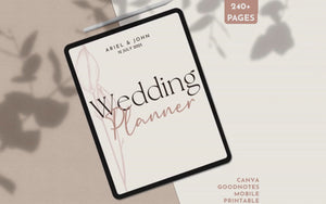 Digital Wedding Planner Template for Ipad