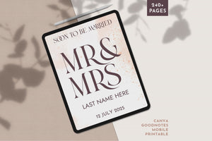 Digital Wedding Planner Template