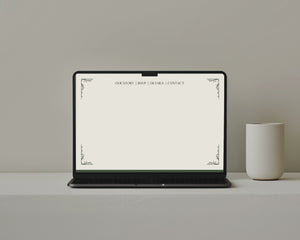 Vintage Wedding Website Template