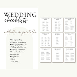 Goodnotes & Canva Template Printable Wedding Binder with Photo