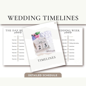 Goodnotes & Canva Template Printable Wedding Planner Bundle