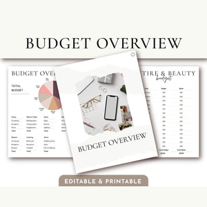 Goodnotes & Canva Template Printable Wedding Planner Bundle
