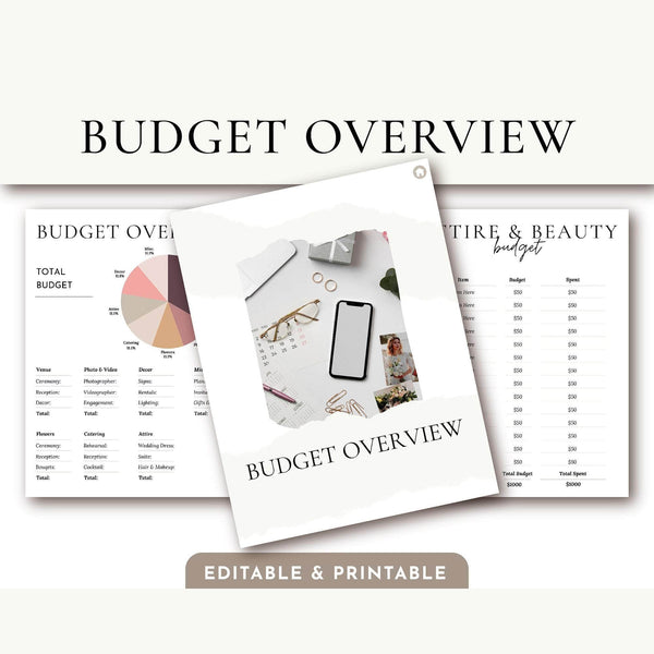 Goodnotes & Canva Template Printable Wedding Planner Bundle