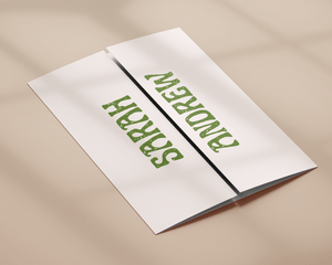 Instant Download - Canva Template Retro Gatefold Wedding Invitation