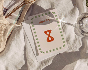 Instant Download - Canva Template Retro Wedding Table Numbers Template