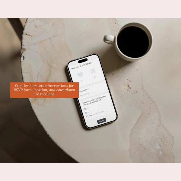 Instant Download - Canva Template Retro Wedding Website Template
