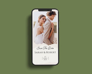 BeyzaLab Save The Date Evite with Photo