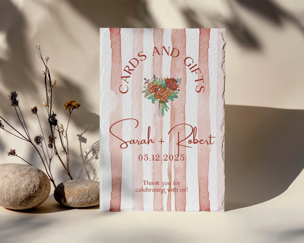BeyzaLab Terracotta Cards and Gifts Sign