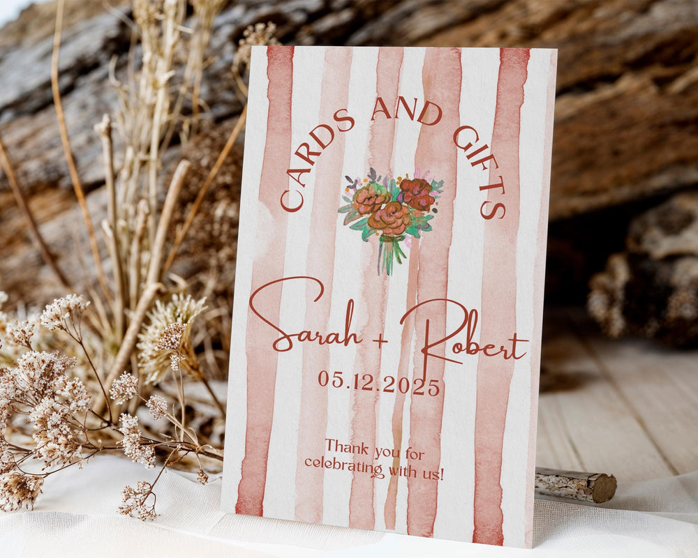 BeyzaLab Terracotta Cards and Gifts Sign