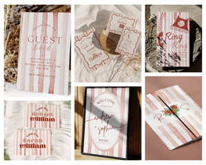 BeyzaLab Terracotta Wedding Template Bundle