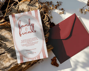 BeyzaLab Terracotta Wedding Thank You Cards