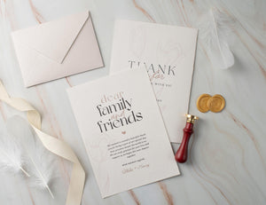 BeyzaLab Tulip Thank You Cards