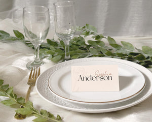 BeyzaLab Tulip Wedding Place Card