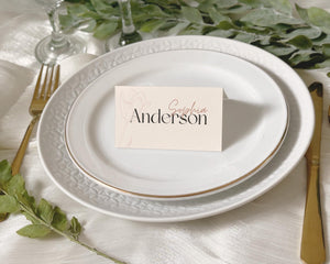 BeyzaLab Tulip Wedding Place Card
