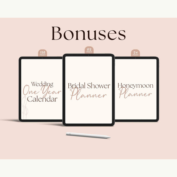 Goodnotes & Canva Template Ultimate Wedding Planner Bundle