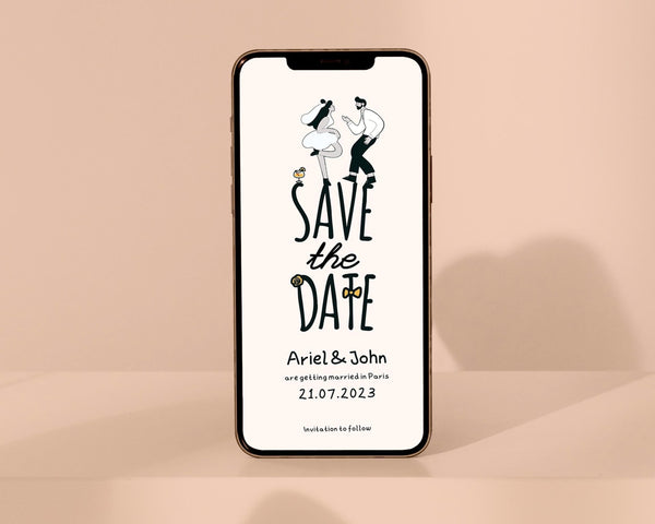 BeyzaLab Unique Save The Date Evite