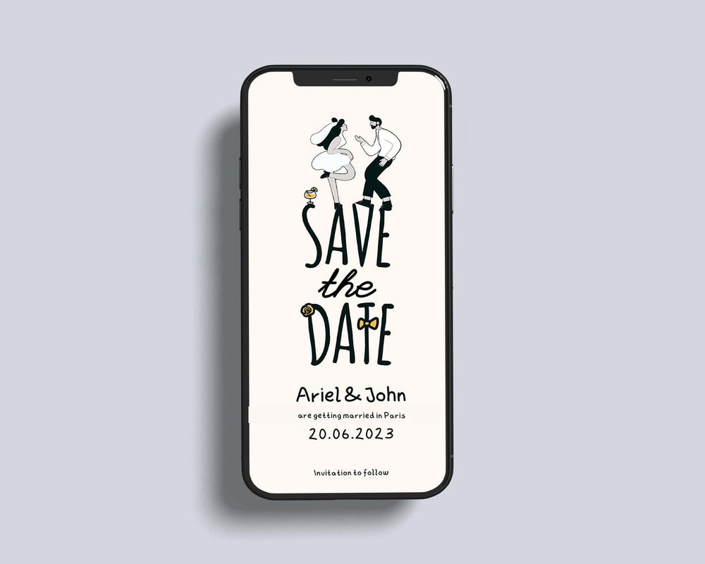 BeyzaLab Unique Save The Date Evite