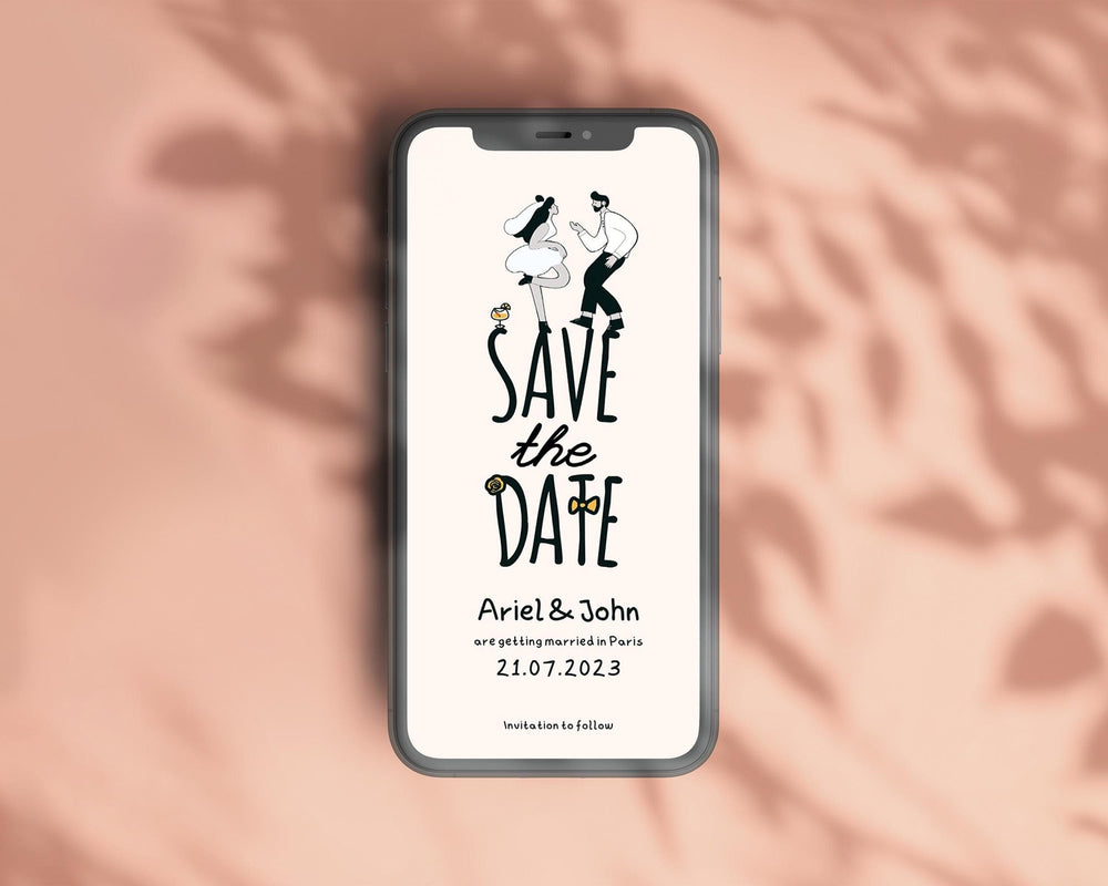 BeyzaLab Unique Save The Date Evite