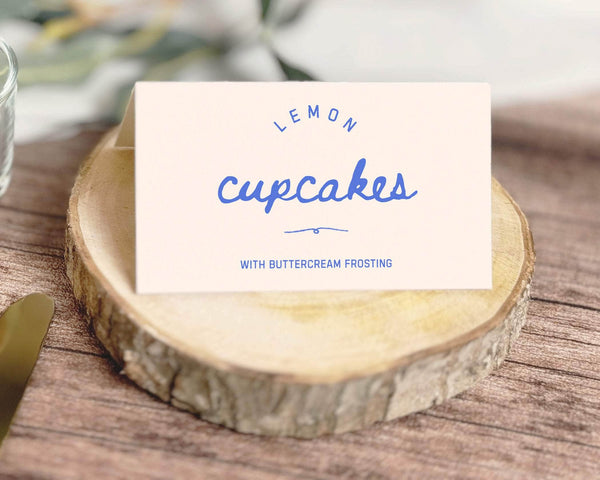Instant Download - Canva Template Vintage Food Label Card Template