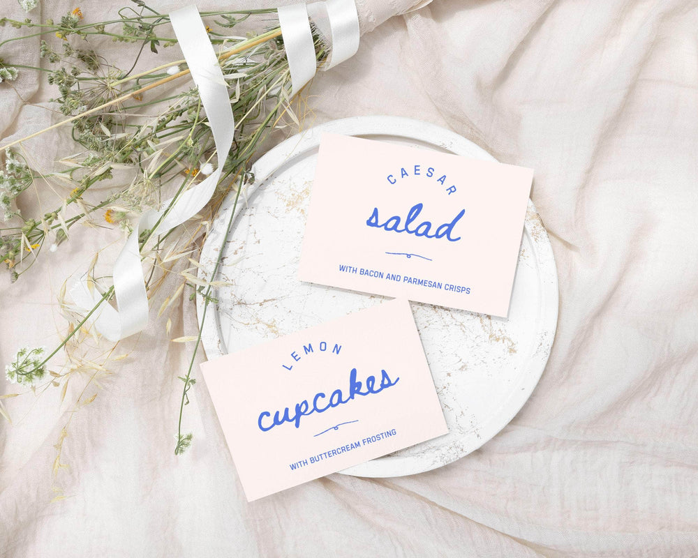 Instant Download - Canva Template Vintage Food Label Card Template