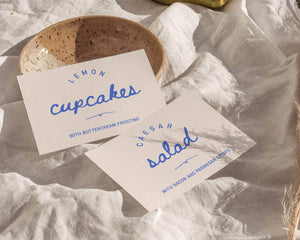 Instant Download - Canva Template Vintage Food Label Card Template