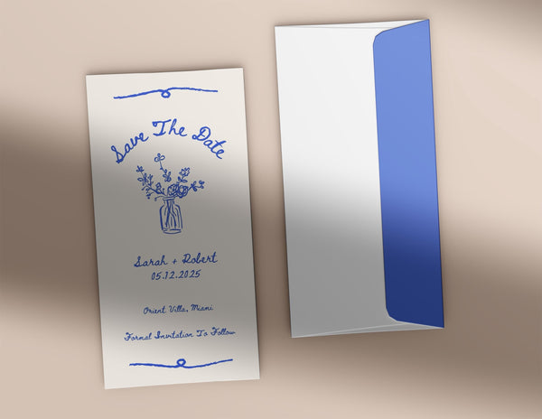 BeyzaLab Vintage Save The Date Evite