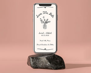 BeyzaLab Vintage Save The Date Evite Template