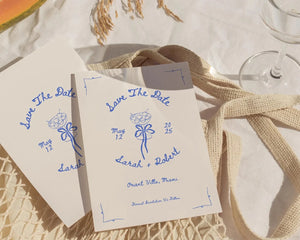 Instant Download - Canva Template Vintage Save The Date Invite Template