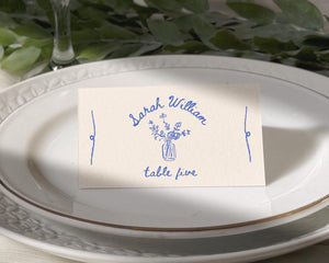 BeyzaLab Vintage Wedding Place Cards