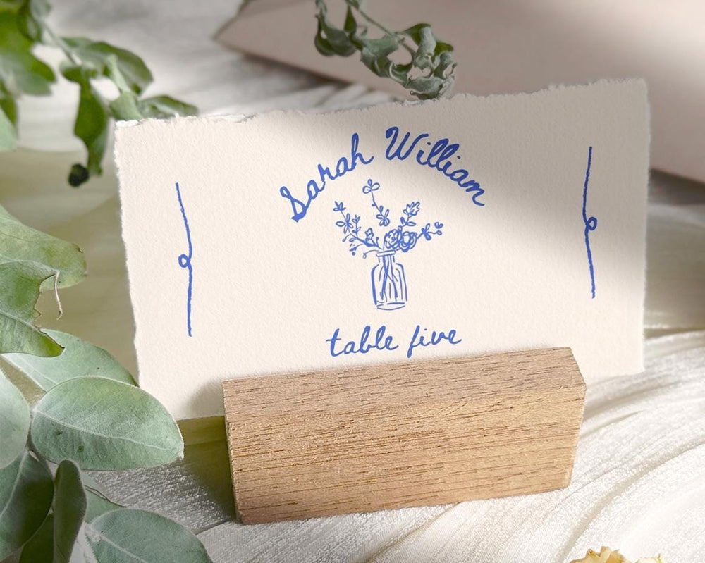 BeyzaLab Vintage Wedding Place Cards