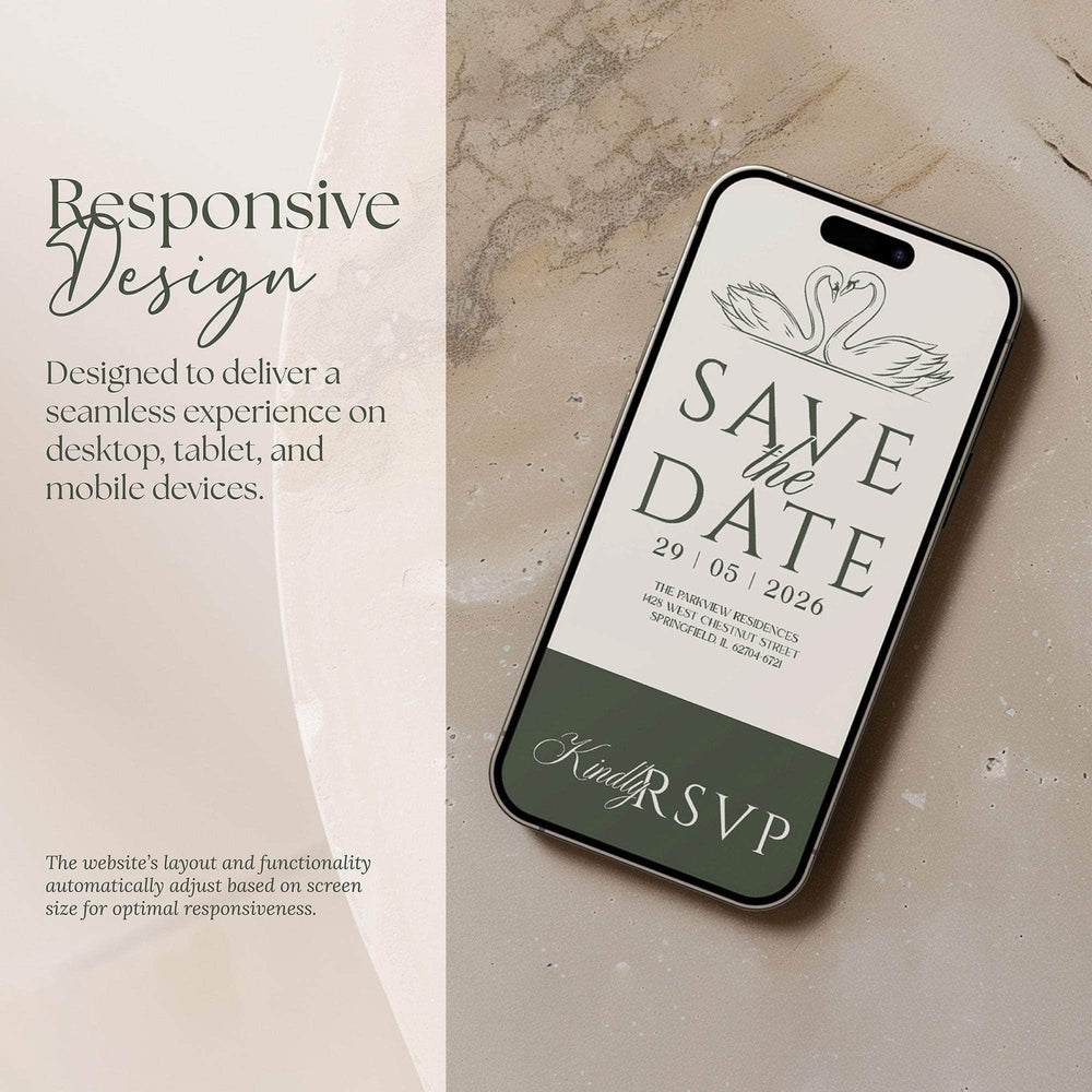 BeyzaLab - Canva Template Vintage Wedding Website Template