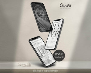 BeyzaLab - Canva Template Wedding Web Invitation with RSVP